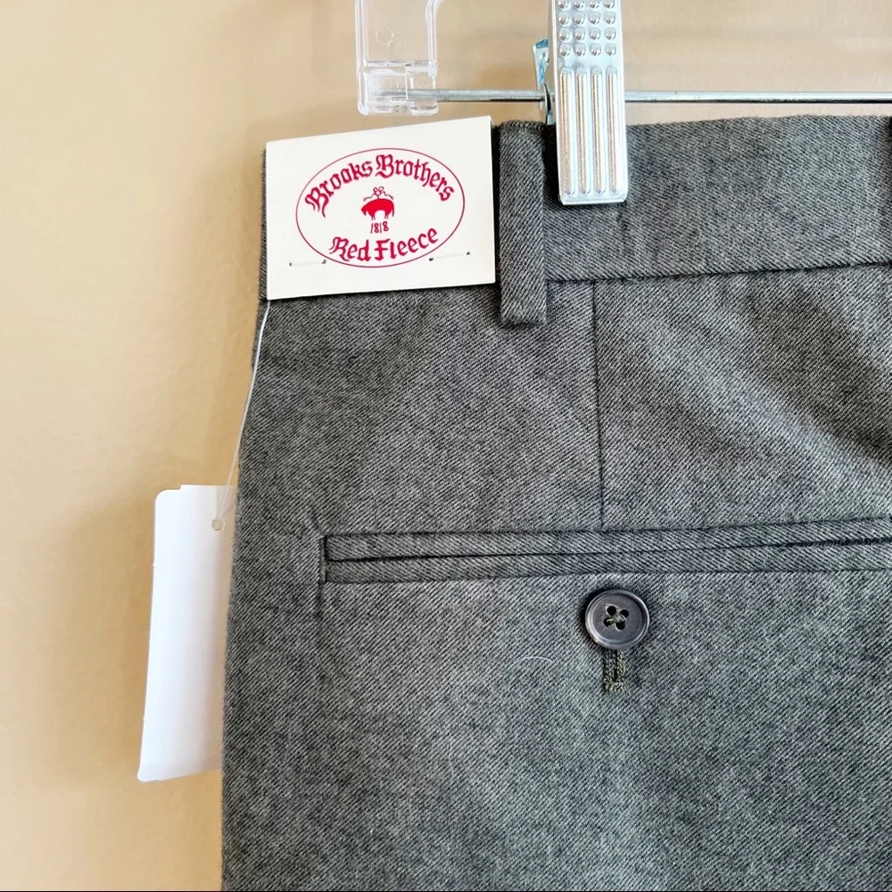NWT BROOKS BROTHERS Red Fleece men’s pants size 34 x 32 MSRP $140 - Picture 6 of 7